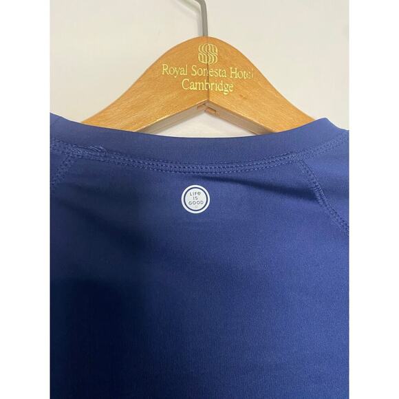 NWT Kids Life Is Good Dark Blue Rash Guard Swim Shirt Size XL Beach Swim - Picture 6 of 13